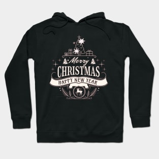 merry christmas happy new year Hoodie